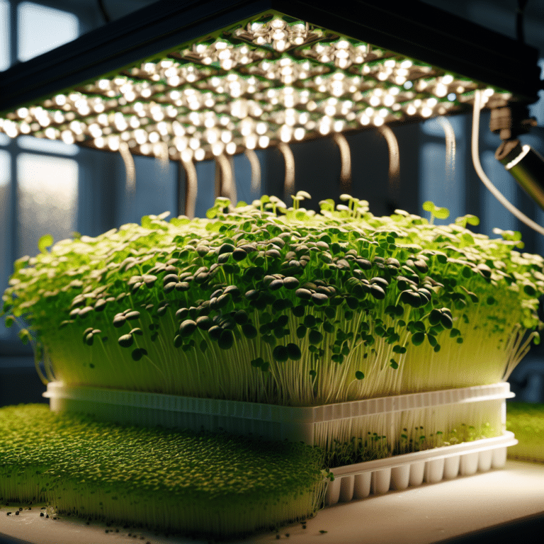 Optimal Lighting Conditions for Indoor Microgreens