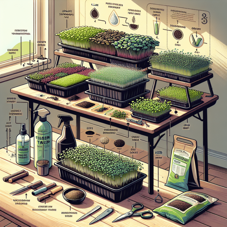 Indoor Microgreens Setup for Beginners