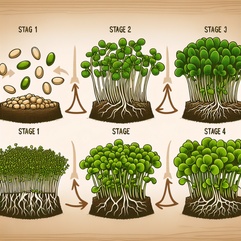 Decoding the Growth Cycle of Microgreens