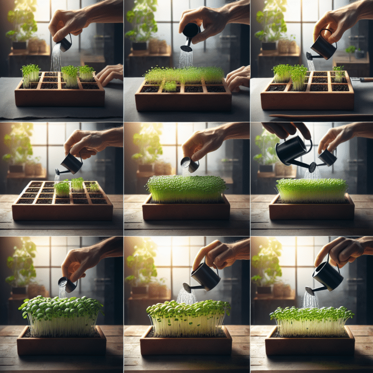 The Watering Regimen for Thriving Microgreens