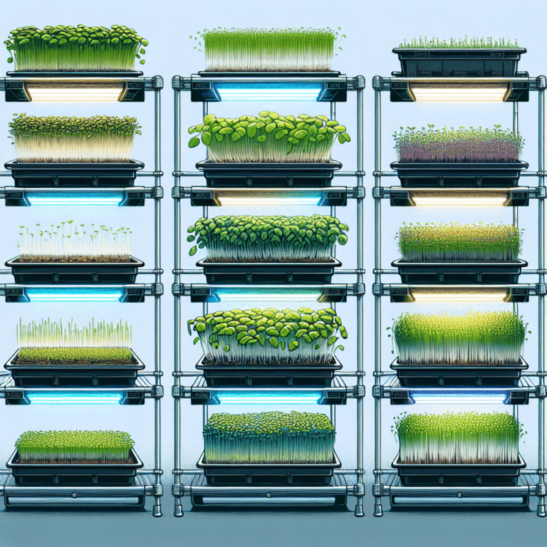 Choosing the Right Trays for Vertical Microgreen Growth