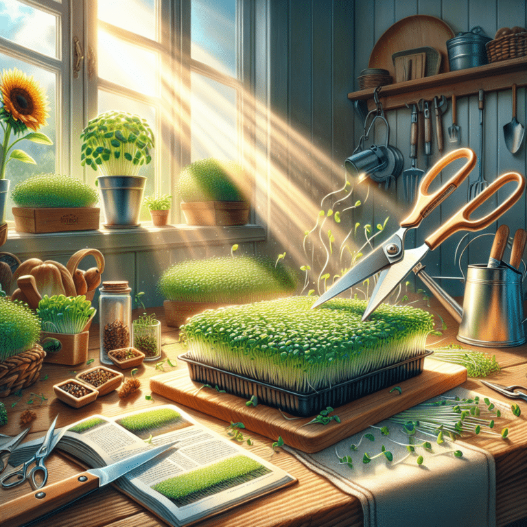 The Perfect Moment to Reap Microgreens