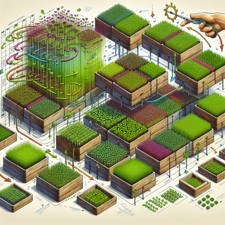 Effective Rotation of Microgreen Crops to Maximize Yield
