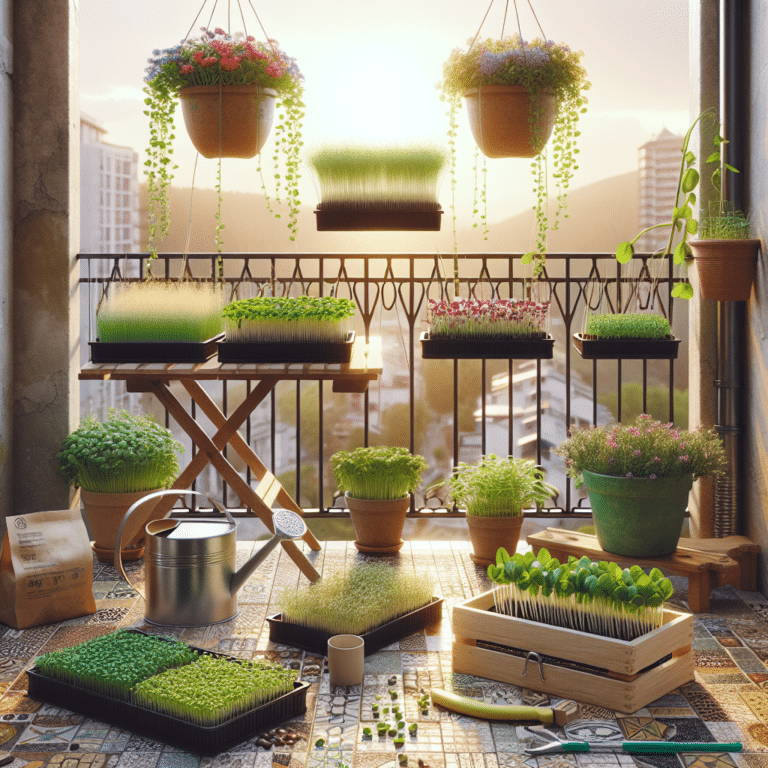 DIY Microgreen Setup on your Balcony: A Step-By-Step Guide
