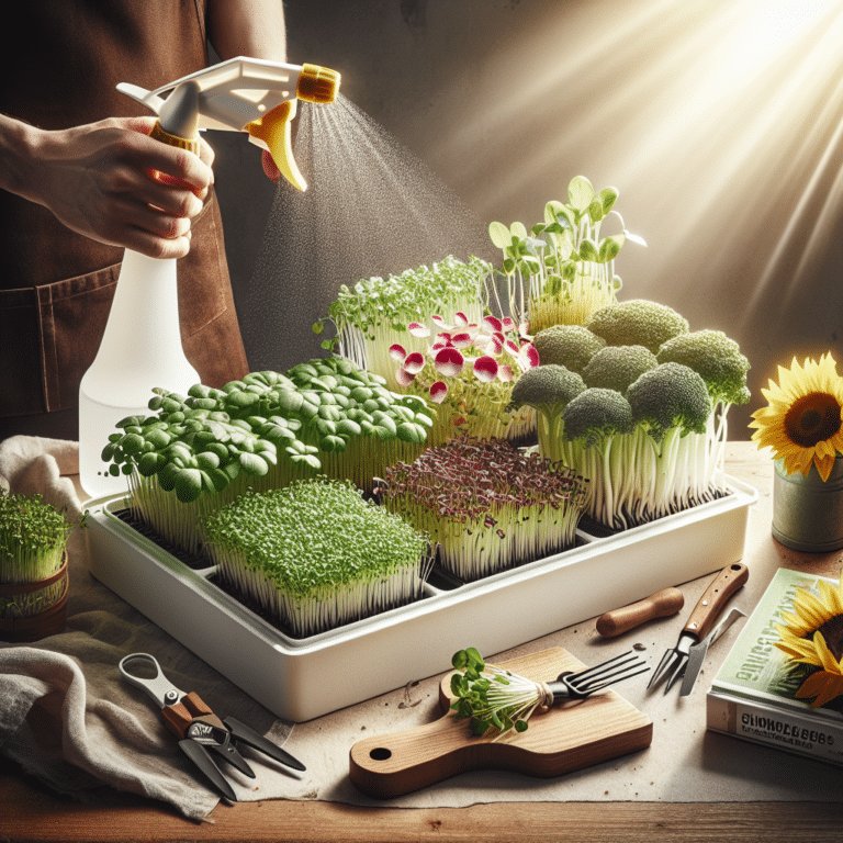 Fast Growing Microgreens at Home