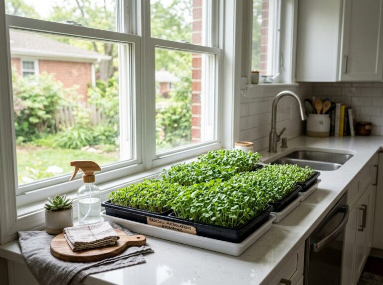 how to grow microgreens in water