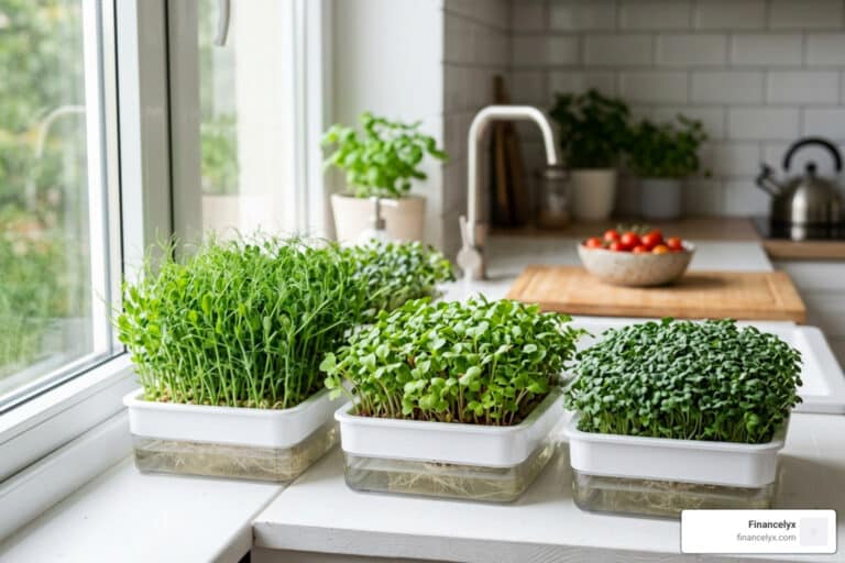 microgreens without soil
