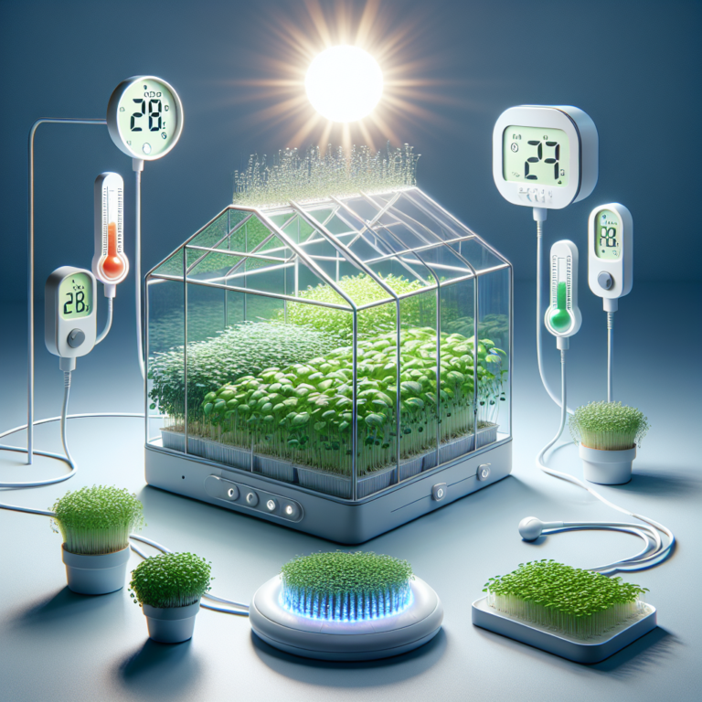 Maintaining the Ideal Temperature for Microgreen Growth