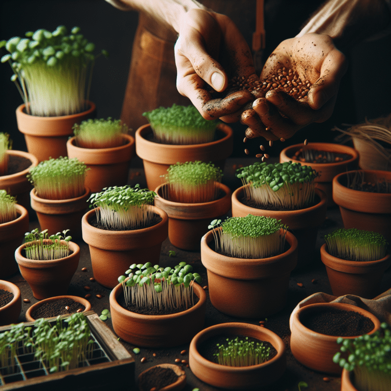 Starting Microgreens with Seeds