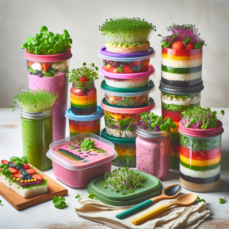On-the-Go Healthy Snacks Incorporating Microgreens