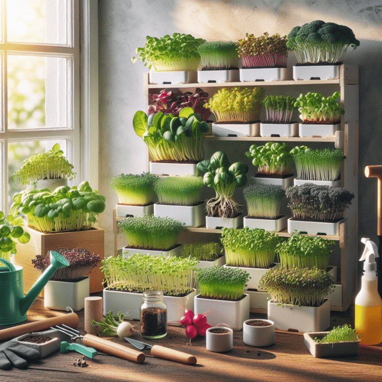 Easy Indoor Gardening for Microgreens