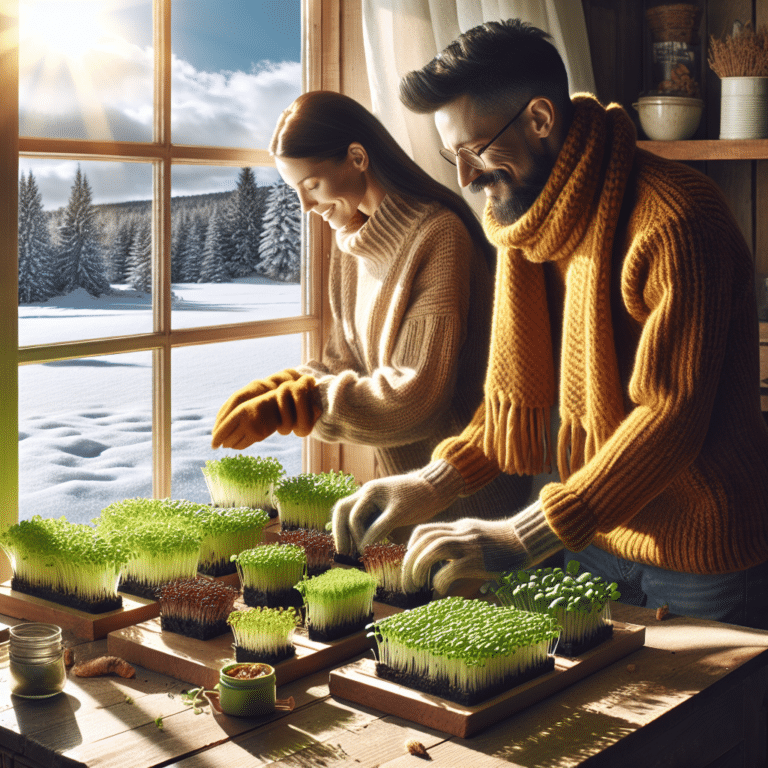Growing Microgreens in Winter at Home