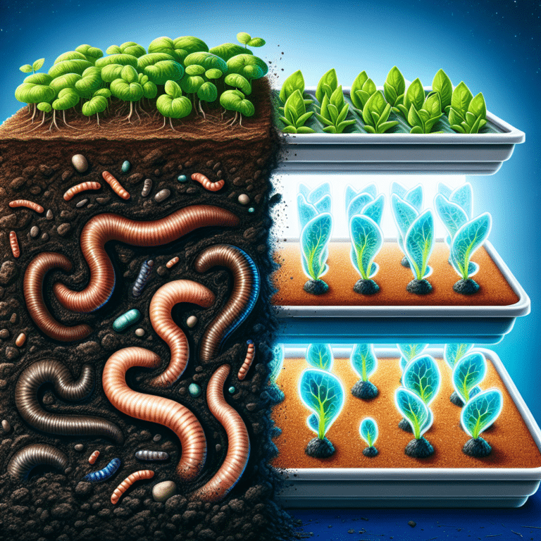 Battle of the Greens: Soil vs Hydroponic Trays