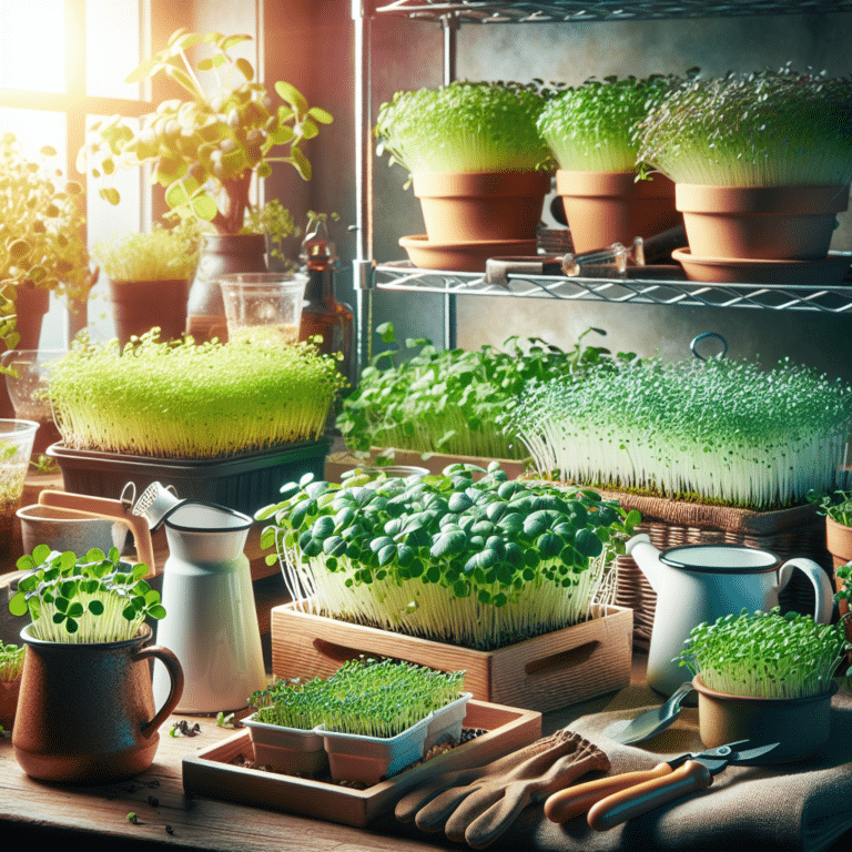 Easy Indoor Gardening for Microgreens