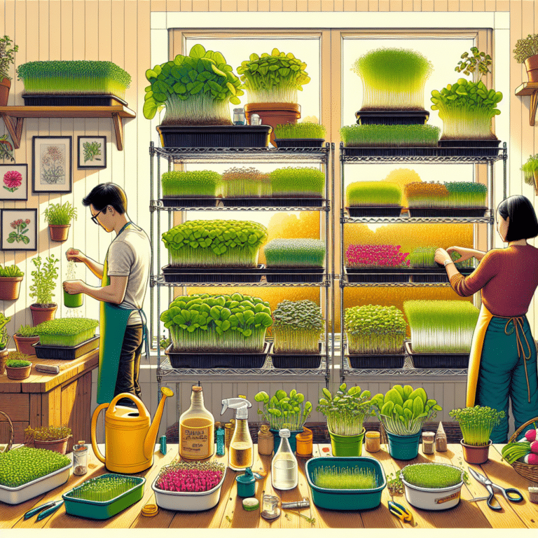 Easy Indoor Gardening for Microgreens