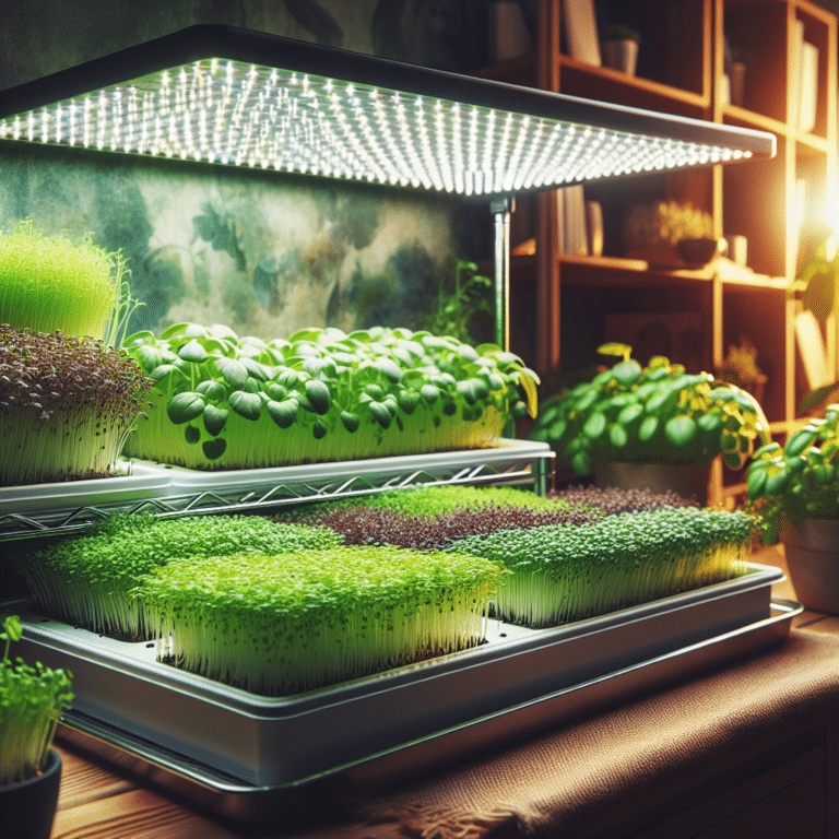 Boosting Growth with Microgreen Grow Lights Indoors