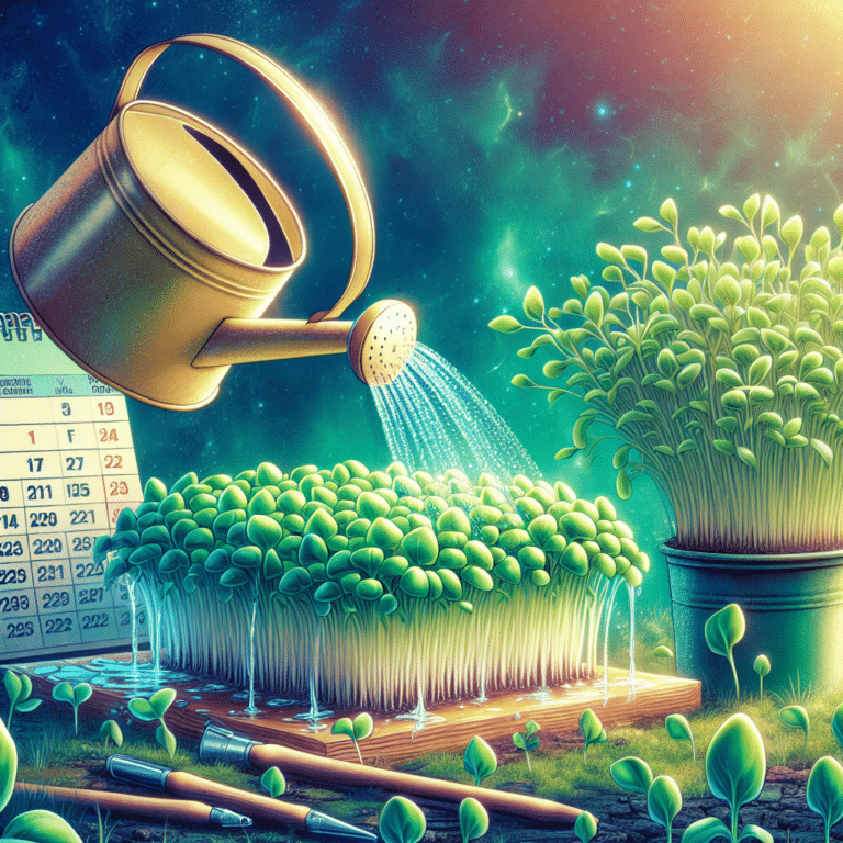 Understanding Microgreen Watering Schedules