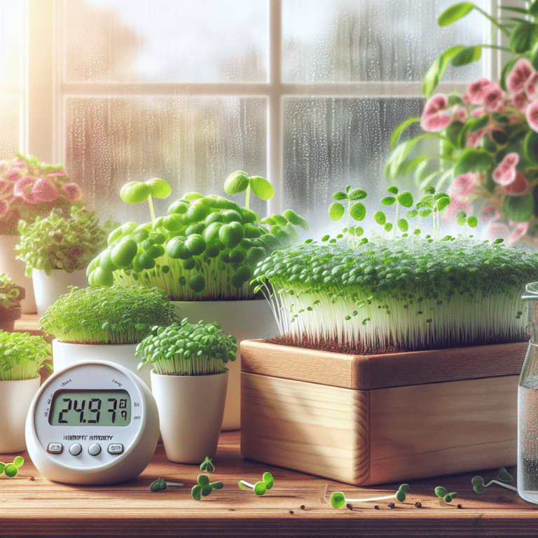 Importance of Proper Humidity for Indoor Microgreens
