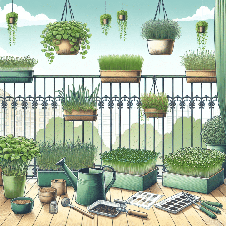 Balcony Gardening: A DIY Microgreen Setup Guide
