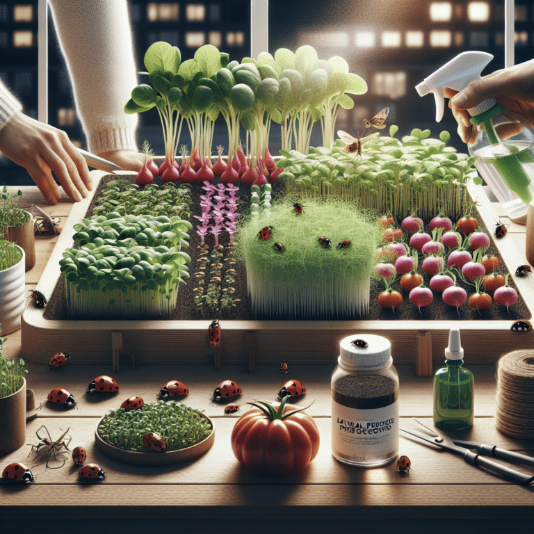 Natural Methods for Pest Control in Microgreens