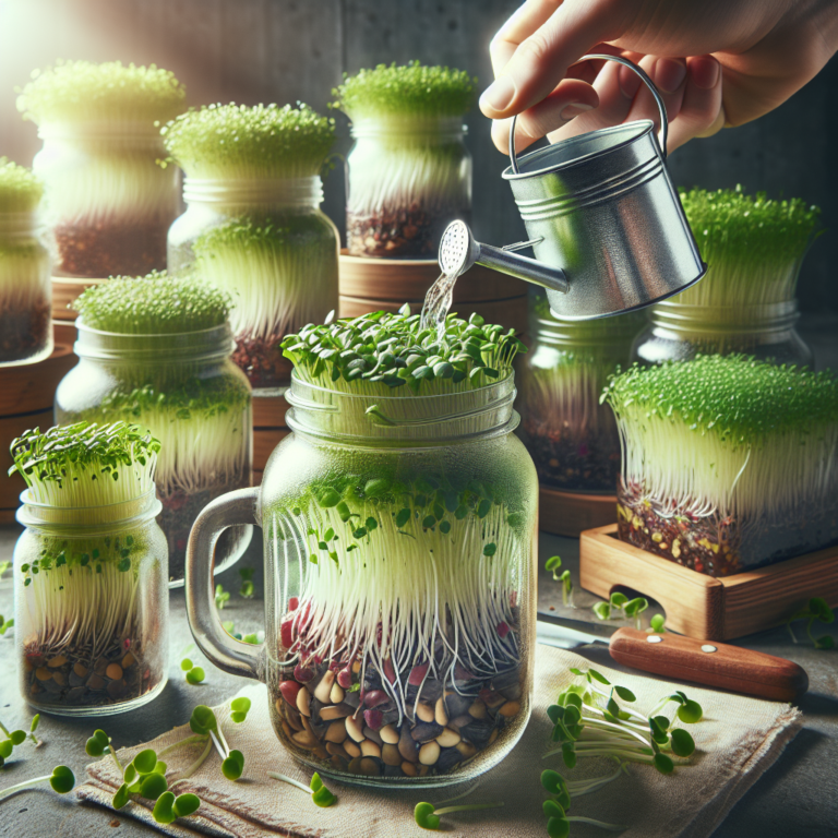 How to Grow Microgreens in Jars