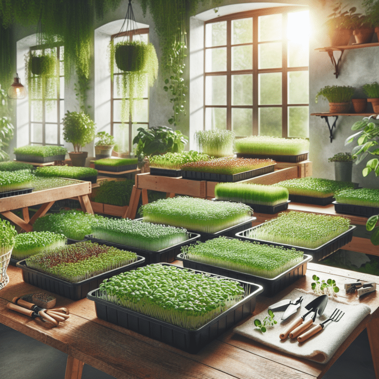 Easy-to-Clean Microgreen Trays for an Effortless Growing Experience