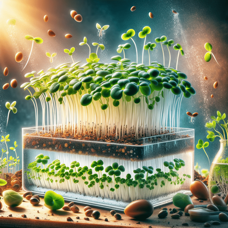Growing Microgreens without Soil