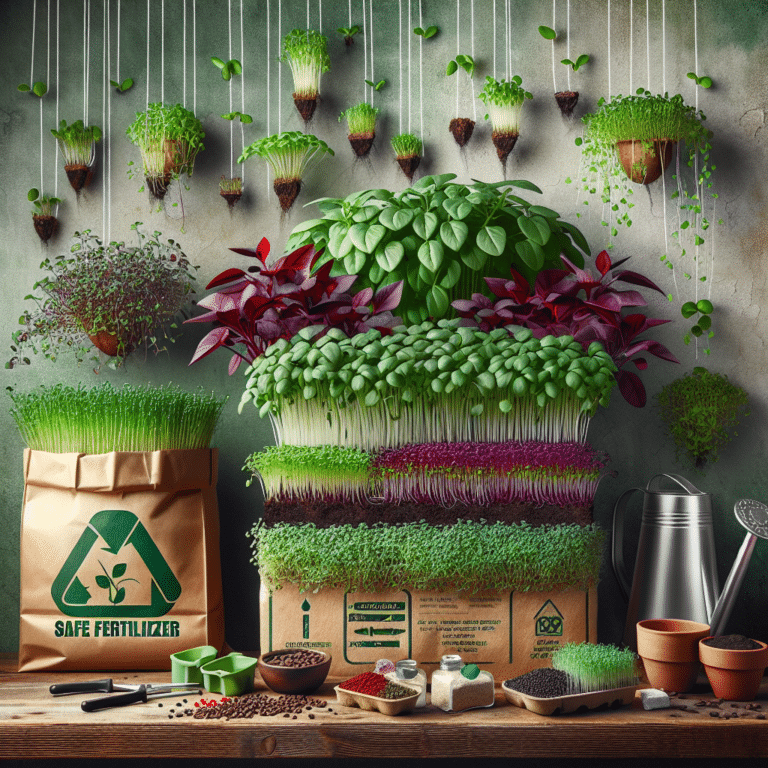 The Right Growth: Fertilizers Safe for Microgreens