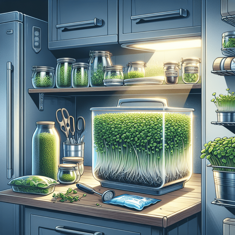 How to Extend the Shelf Life of Freshly Harvested Microgreens