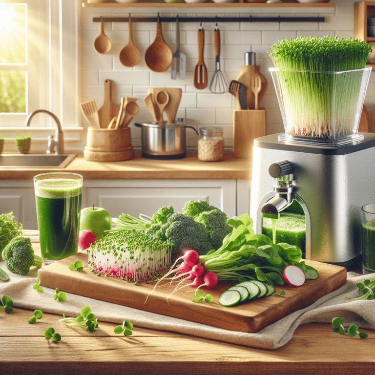The Art of Juicing Microgreens at Home
