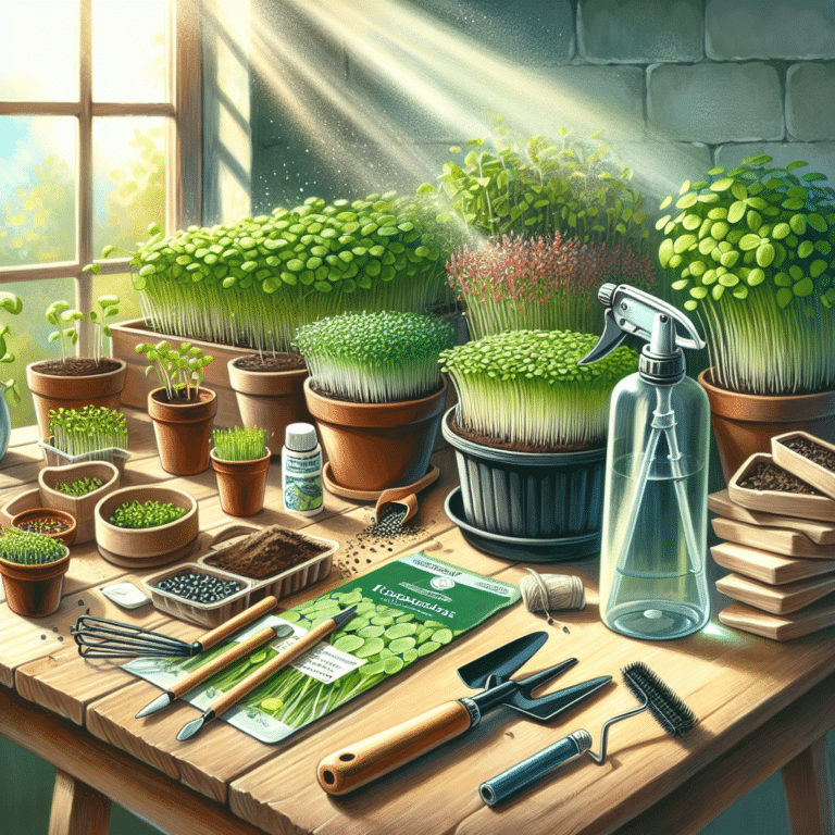 Getting Started With Microgreens: Essential Tools for Success".