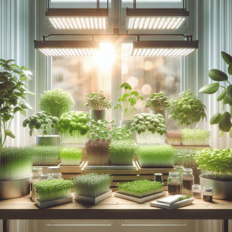 Perfect Lighting Conditions for Indoor Microgreens