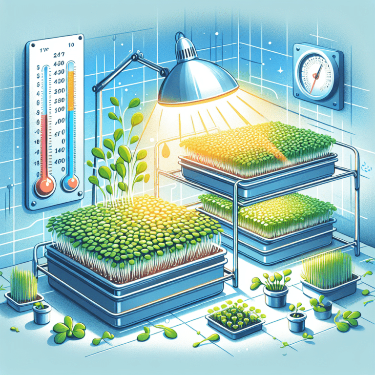 Maintaining the Ideal Temperature for Microgreen Growth